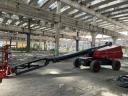 Марка: Автовишка Skyjack SJ45T,Цена: 23,000 € Без ДДС ,Състояние: Работна височина: 15,6 м
<br />Височина на платформата: 13,77 м
<br />Хоризонтален обхват: 12,2 м
<br />Товароподемност: 227 кг
<br />Дължина на стрелата: 1,52 м
<br />Размери Дължина в сглобено състояние: 8,79м
<br />Ширина в сглобено състояние: 2,29 м
<br />Височина в сглобено състояние: 2,39 м
<br />Задвижване: 4x4 базирано на ос, с контролиран от оператора заключващ се заден диференциал и преден диференциал с ограничено приплъзване.
<br />Преодоляване на наклон: 45\%
<br /> Скорост на движение (в прибрано положение): 7,2 км/ч
<br />Тегло: Приблизително 7 552 кг
<br />Налична на базата ни в село Козаревец