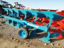 Марка: Overum 6F ,Цена: 7 200 €,Състояние: Плуг Overum 6F със спецификации:<br /><br />•	6 корпусен обръщателен плуг; <br />•	Хидравличен актуатор;<br />•	Нови работни органи;<br />•	Транспортно положение на колелото; <br />•	Много добро състояние. <br />•	Наличен в базата ни в село Козаревец.<br />
