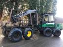 Марка: Лесовоз Timberjack с кран и ротатор,Цена: 16 000 € Без ДДС,Състояние: Лесовоз Timberjack със спецификации: <br /><br />- задвижване 6x6; <br />- хидростатична трансмисия; <br />- въртяща се грапа; <br />- кран и рототор; <br />- пивотиращо движение на колелата; <br />- възможност за управление на грапата от кабината или от ремаркето;<br />- работно осветление; <br />- добро работно състояние; <br />- Наличен на базата ни в село Козаревец.