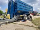 Марка: Ремерке Egritech BNP-30ES,Цена: 49 500 €,Състояние: Обем - 30 м³
<br />Товароносимост - 22 000 кг
<br />Тегло на натоварения бункер -7 850 кг
<br />Габаритни размери (Д/Ш/В) - 9010/2540/3790 мм
<br />Гуми - 560/60 R 22.5
<br />Ширината на бункера е намалена - 2,54 м
<br />Скорост на разтоварване - 3,20 мин
<br />Окачване - ADR (Италия)
<br />Задвижване - скоростна кутия - Bondioli & Pavesi (Италия)
<br />Тягащ пръстен - Scharmuller (Австрия)
<br />Необходима мощност на трактора - от 200 к.с.
<br />Характеристики:
<br />регулируем винтов козирка, система за тента (ръчно навиване), хидравлична опора за теглича, хидравлично регулируем ъгъл на наклон на разтоварващата система, нова система за врати, нова пневматична спирачна система, двукръгова, самоуправляваща се (въртяща се) задна ос, задвижващата линия има междинна опора
<br />ЕКСТРИ: Гуми с размери: 710/55 R26.5 - 3 700 €
